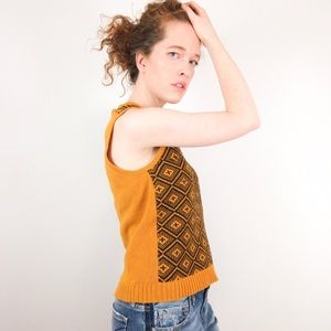 Vintage Diamond Sweater Vest